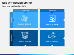 Two By Two (2x2) Matrix PPT Slide 1