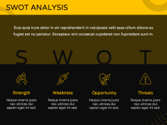 Yellow and Black Presentation Theme PPT Slide 6