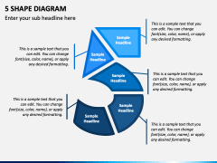 5 Shape Diagram PPT Slide 1