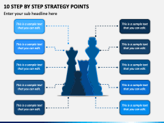 10 Step By Step Strategy Points PPT Slide 1