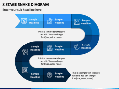 8 Stage Snake Diagram PPT Slide 1