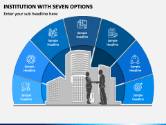 Institution with Seven Options PPT Slide 1