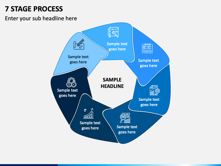 7 Stage Process PPT Slide 1