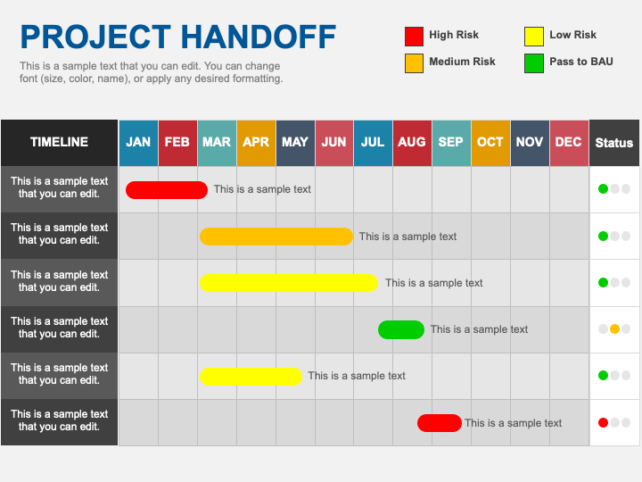 Project Handoff PPT Slide 1