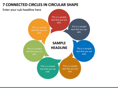 7 Connected Circles In Circular Shape PPT Slide 2