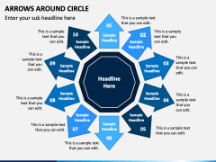 Arrows Around Circle PPT Slide 5