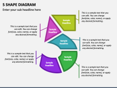 5 Shape Diagram PPT Slide 2
