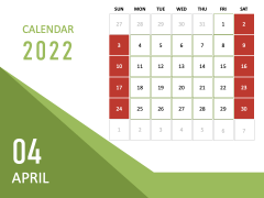 Calendar 2022 T5 PPT Slide 5