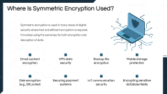 Symmetric Encryption PowerPoint and Google Slides Template - PPT Slides