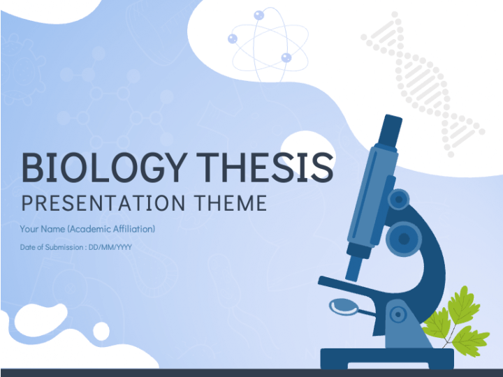 biology thesis presentation