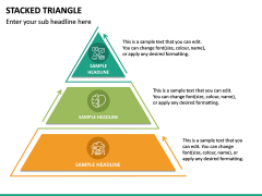 Stacked Triangle PPT Slide 2