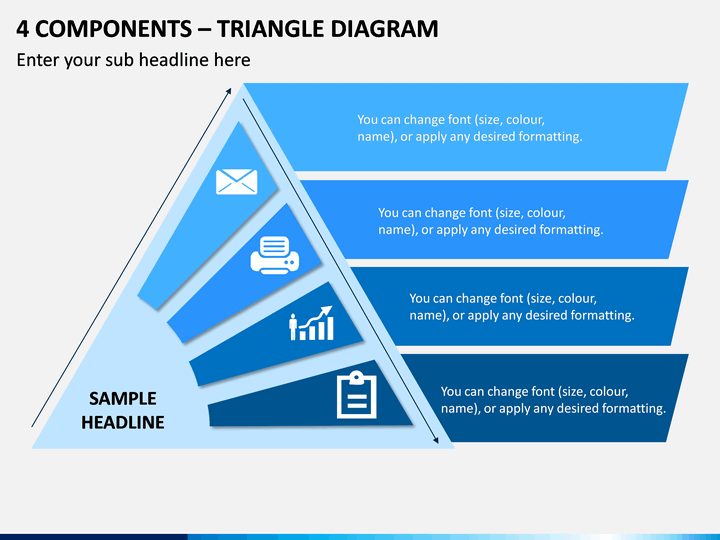 4 Components - Triangle Diagram PPT Slide 1