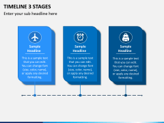 Timeline 3 Stages Slide 2