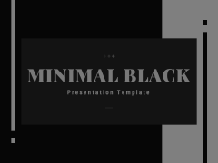 Minimal Black Presentation Animated Presentation - SketchBubble