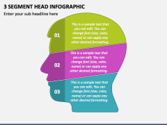 3 Segment Head Infographic PPT Slide 2