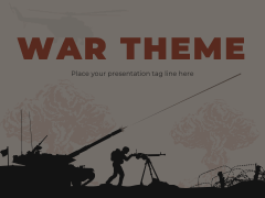 War Theme Animated Presentation - SketchBubble