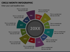 Circle Month Infographic Animated Presentation - SketchBubble