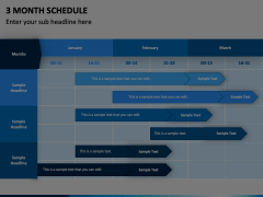 3 Month Schedule Animated Presentation - SketchBubble