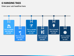 6 Hanging Tags PPT Slide 1