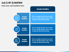 1 by 3 Matrix PPT Slide 1