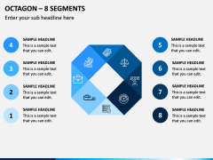 Octagon – 8 Segments PPT Slide 1