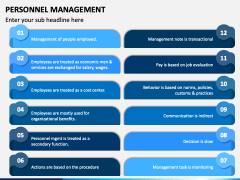 Personnel Management PowerPoint Template - PPT Slides