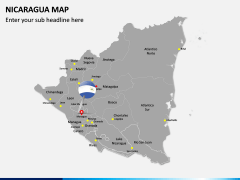 Nicaragua Map PPT Slide 3