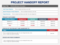 Project Handoff PowerPoint Template and Google Slides Theme