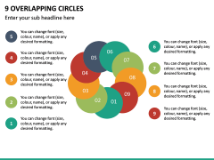 9 Overlapping Circles PPT Slide 2