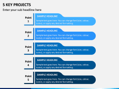 5 Key Projects PPT Slide 1