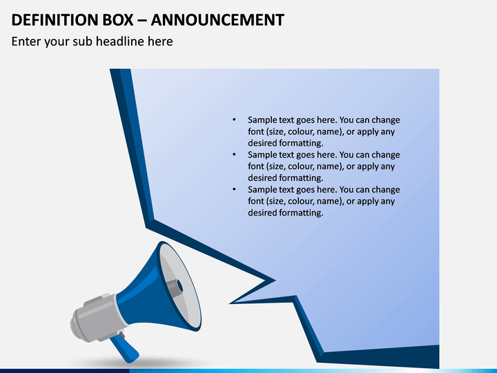 Definition Box - Announcement PPT Slide 1