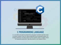 C Programming Language PowerPoint and Google Slides Template - PPT Slides