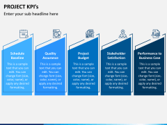 Project KPIs PowerPoint and Google Slides Template - PPT Slides