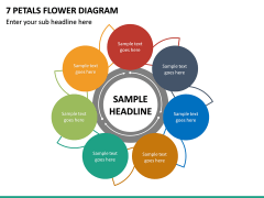7 Petals Flower Diagram PPT Slide 2