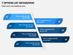 7 Options List Infographic PPT Slide 2