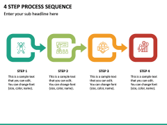 4 Step Process Sequence PPT Slide 2