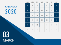 Calendar 2020 - Type 5 PPT Slide 4