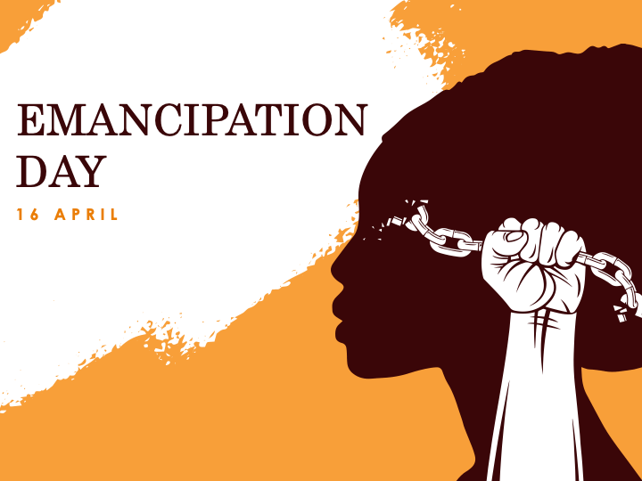 Free Emancipation Day PowerPoint Template and Google Slides Theme