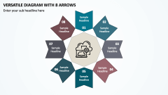 Versatile Diagram with 8 Arrows PPT Slide 1