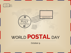 World Postal Day PPT Slide 1