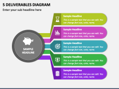 5 Deliverables Diagram PPT Slide 2