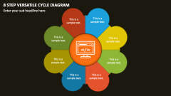 8 Step Versatile Cycle Diagram PPT Slide 1