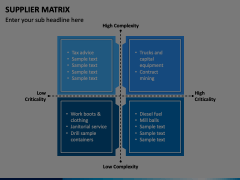 Supplier Matrix Animated Presentation - SketchBubble