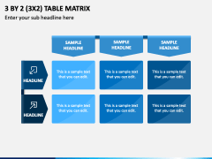 3 By 2 Table Matrix Slide 1