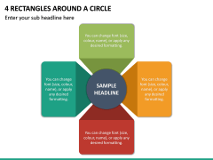 4 Rectangles Around a Circle PPT Slide 2