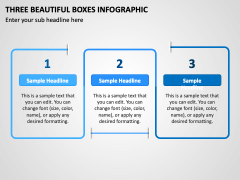 Three Beautiful Boxes Infographic PPT Slide 1