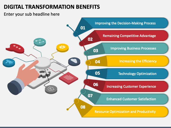 Digital Transformation Benefits PPT Slide 1