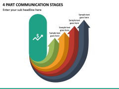 4 Part Communication Stages PPT Slide 2