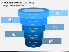 Ring Sales Funnel - 5 Stages PPT Slide 1