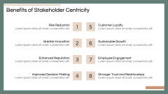 Stakeholder Centricity PPT Slide 8